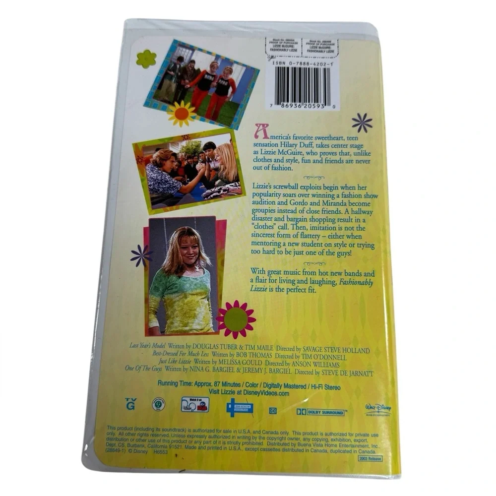 Lizzy McGuire Vintage Y2K Disney Locker & VHS Episodes Show Hilary Duff - Picture 12 of 16